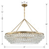 Crystorama - 278-VG - Eight Light Chandelier - Calypso - Vibrant Gold