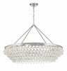Crystorama - 278-CH - Eight Light Chandelier - Calypso - Polished Chrome