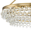 Crystorama - 275-VG - Six Light Chandelier - Calypso - Vibrant Gold