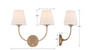 Crystorama - 2442-OP-VG - Two Light Wall Sconce - Sylvan - Vibrant Gold