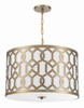 Crystorama - 2266-AG - Five Light Chandelier - Jennings - Aged Brass