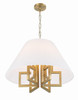 Crystorama - 2256-VG - Six Light Chandelier - Westwood - Vibrant Gold