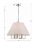 Crystorama - 2256-PN - Six Light Chandelier - Westwood - Polished Nickel