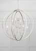 Crystorama - 2246-PN - Eight Light Chandelier - Sylvan - Polished Nickel