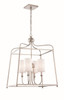 Crystorama - 2244-PN - Four Light Chandelier - Sylvan - Polished Nickel