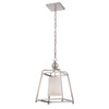 Crystorama - 2240-PN - One Light Pendant - Sylvan - Polished Nickel