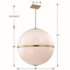 Crystorama - 2030-AG - Four Light Chandelier - Truax - Aged Brass
