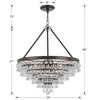 Crystorama - 137-VZ - Eight Light Chandelier - Calypso - Vibrant Bronze
