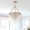 Crystorama - 136-VG - Six Light Chandelier - Calypso - Vibrant Gold