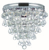 Crystorama - 135-CH - Three Light Flush Mount - Calypso - Polished Chrome