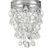Crystorama - 131-CH - One Light Mini Chandelier - Calypso - Polished Chrome