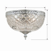 Crystorama - 117-8-CH - Two Light Flush Mount - Radley - Polished Chrome