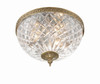 Crystorama - 117-12-OB - Three Light Flush Mount - Radley - Olde Brass