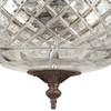 Crystorama - 117-10-EB - Two Light Flush Mount - Radley - English Bronze