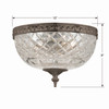 Crystorama - 117-10-EB - Two Light Flush Mount - Radley - English Bronze