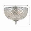 Crystorama - 117-10-CH - Two Light Flush Mount - Radley - Polished Chrome