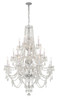 Crystorama - 1157-CH-CL-MWP - 20 Light Chandelier - Traditional Crystal - Polished Chrome