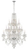 Crystorama - 1157-CH-CL-MWP - 20 Light Chandelier - Traditional Crystal - Polished Chrome