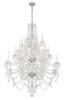 Crystorama - 1157-CH-CL-MWP - 20 Light Chandelier - Traditional Crystal - Polished Chrome