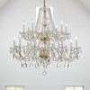 Crystorama - 1139-PB-CL-SAQ - 16 Light Chandelier - Traditional Crystal - Polished Brass