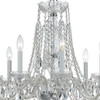 Crystorama - 1138-CH-CL-MWP - Eight Light Chandelier - Traditional Crystal - Polished Chrome