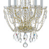 Crystorama - 1129-PB-CL-S - Five Light Mini Chandelier - Traditional Crystal - Polished Brass