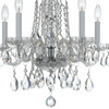 Crystorama - 1061-CH-CL-S - Five Light Mini Chandelier - Traditional Crystal - Polished Chrome