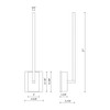 Kuzco Lighting - WS25118-WH-UNV - LED Wall Sconce - Pandora - White