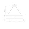 Kuzco Lighting - PD88530-BK-UNV-010 - LED Pendant - Piazza - Black
