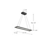 Kuzco Lighting - PD88530-BK-UNV-010 - LED Pendant - Piazza - Black