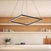 Kuzco Lighting - PD88124-BK-UNV-010 - LED Pendant - Piazza - Black