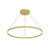 Kuzco Lighting - PD87136-BG-UNV-010 - LED Pendant - Cerchio - Brushed Gold