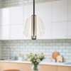 Kuzco Lighting - PD62511-BK/LG-UNV - LED Pendant - Mulberry - Black/Light Guide