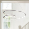 Kuzco Lighting - PD22339-BN-UNV-010 - LED Pendant - Ampersand - Brushed Nickel