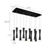 Kuzco Lighting - MP42502BK-10 - LED Pendant - Robson - Black