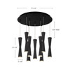 Kuzco Lighting - MP42502BK-09 - LED Pendant - Robson - Black