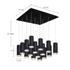 Kuzco Lighting - MP401431BK-16 - LED Pendant - Cameo - Black