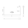 Kuzco Lighting - LP46841-VB-UNV - LED Linear Pendant - Laurence - Vintage Brass