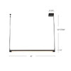 Kuzco Lighting - LP46841-VB-UNV - LED Linear Pendant - Laurence - Vintage Brass