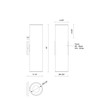 Kuzco Lighting - LD4-UD16W40-3036-WH-UNV-010 - LED Wall Sconce - Lorna - White