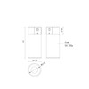 Kuzco Lighting - LD4-CC08W20-3036-BK-UNV-010 - LED Ceiling Mount - Lorna - Black