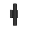 Kuzco Lighting - LD2-UD12W20-3036-BK-UNV-010 - LED Wall Sconce - Lorna - Black
