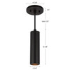 Kuzco Lighting - LD2-PD08W10-3036-BK-UNV-010 - LED Pendant - Lorna - Black