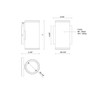 Kuzco Lighting - EW264207-BK - LED Outdoor Wall Sconce - Nordic - Black