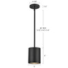 Kuzco Lighting - EP265106-BK - LED Outdoor Pendant - Nordic - Black