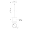 Kuzco Lighting - EP265104-WH - LED Outdoor Pendant - Nordic - White