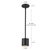 Kuzco Lighting - EP264104-BK - LED Outdoor Pendant - Nordic - Black