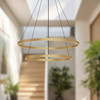 Kuzco Lighting - CH87832-BG-UNV-010 - LED Chandelier - Cerchio - Brushed Gold