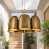 Kuzco Lighting - CH21120-VB-UNV - LED Chandelier - Bell - Vintage Brass