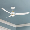 Kuzco Lighting - CF72952-BG/WH-5CCT - 52" Ceiling Fan - Hugo - Brushed Gold/Matte White